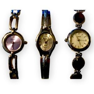 Vintage Watch Bundle of 3 /Left Relic - Middle Precision by Gruen - Right Quartz